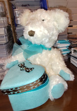 Dan Dee Bear 10  Plush Gift Box Jewelry Ring Valentines Day Collector  s Choice