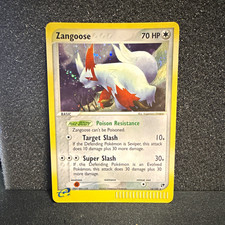 Pokemon TCG Zangoose 14/100 EX Sandstorm Holo Rare English 70 HP Basic