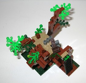 LEGO 7956 Star Wars Ewok Attack 100% Complete 3 Minifigures Without Instructions