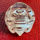 STEUBEN Crystal Glass TURTLE Figurine HAND COOLER or Paper Weight