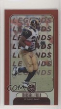 2021 Legacy Legends Premium Edition Mini Ruby 67/75 Marshall Faulk #107 HOF 1u6