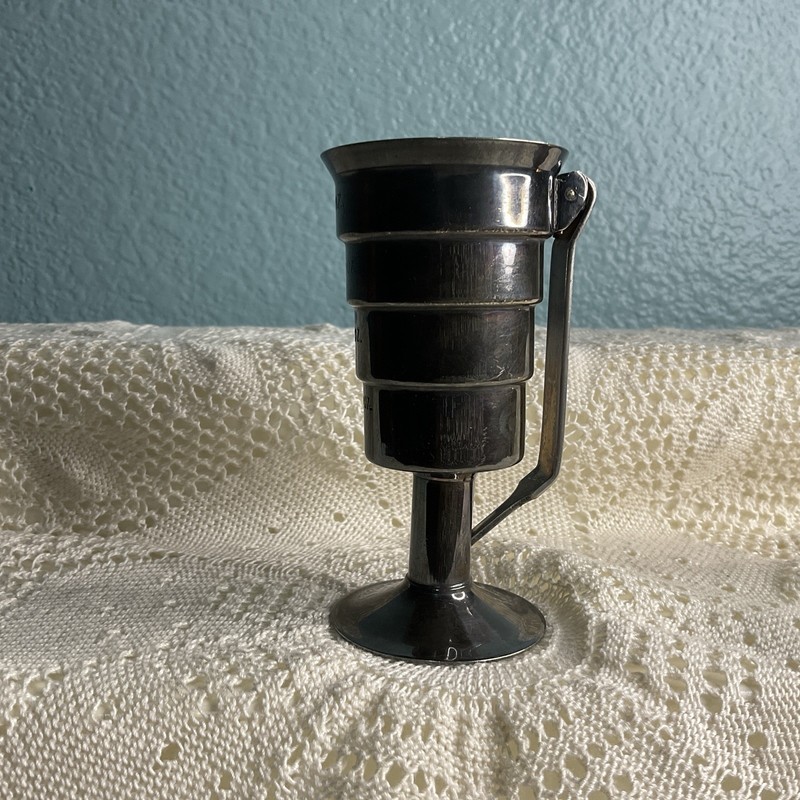 Vintage Napier push handle shot measure mechanical barware No Box No Direction