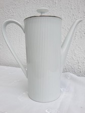 ARZBERG Secunda 2075 weiß mit Platinrand Kaffeekanne - unbenutzt