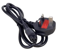 UK Power Extension Cable Cord Uk Cable Cord UK Plug To IEC32 Charger LCD TV 1.5M