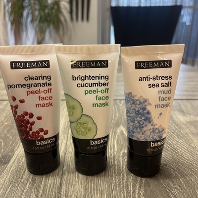 Freeman Basics Set of 3 Peel-Off Face Mask 2 & Sea Salt Mud Face Mask