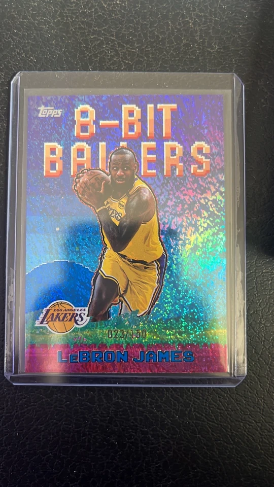 2025-26 (#23/150!)Topps LeBron James 8-Bit Ballers Holo Foil 8B-19 Lakers #match - Image 3 of 3