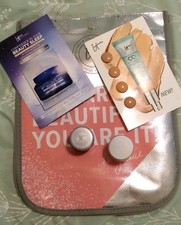 it Cosmetic Lot Of 5 Day Night Moisturizers Makeup Sampler Set W/Tote NEW