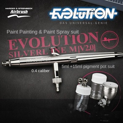Harder&Steenbeck 126123 Evolution Silverline 0.4mm Airbrush