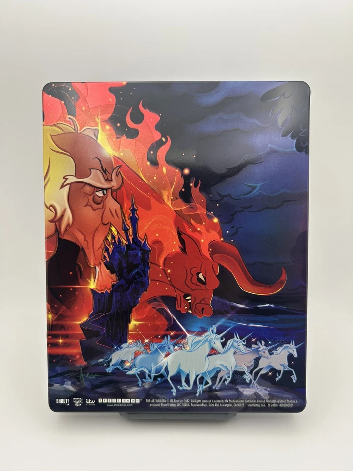 The Last Unicorn Steelbook Case Only READ NO 4K Or Blu-ray Disc Limited Edition Foto 3 de 4