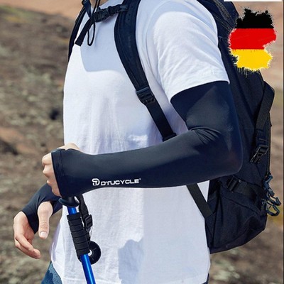 1Pair Compression Sleeves UV Protection Cooling Sports Sleeves for Men and Women