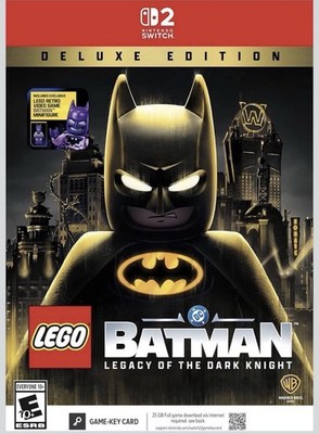 LEGO Batman: Legacy of the Dark Knight Deluxe Edition Nintendo Switch 2 W Figure