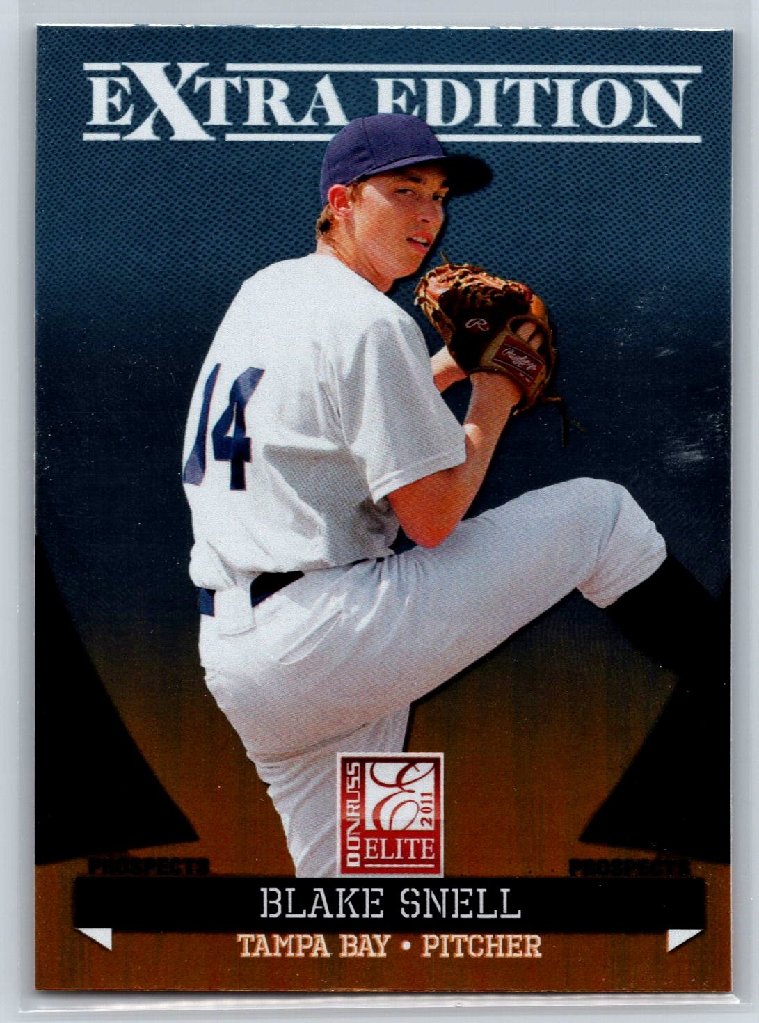 2011 Donruss Elite Extra Edition Blake Snell Rookie Tampa Bay Rays RC #16