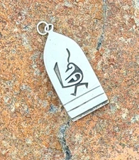 HOPI STERLING SILVER OVERLAY PENDANT