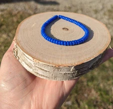 Blue Seed Bracelet Handmade Bracelet