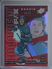 2024-25 SPx Holoview F/X Rookies Red 16/25 Macklin Celebrini #HV-48 0bn4