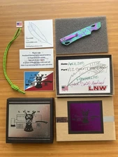 Lynch NW ODP V1.1 Featherlite Pry Bar - Joker Splat Anodized Ti