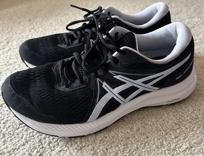 ASICS GEL-Contend 7 1012A910 Running Shoes Women's Size 8.5W Black Sneakers