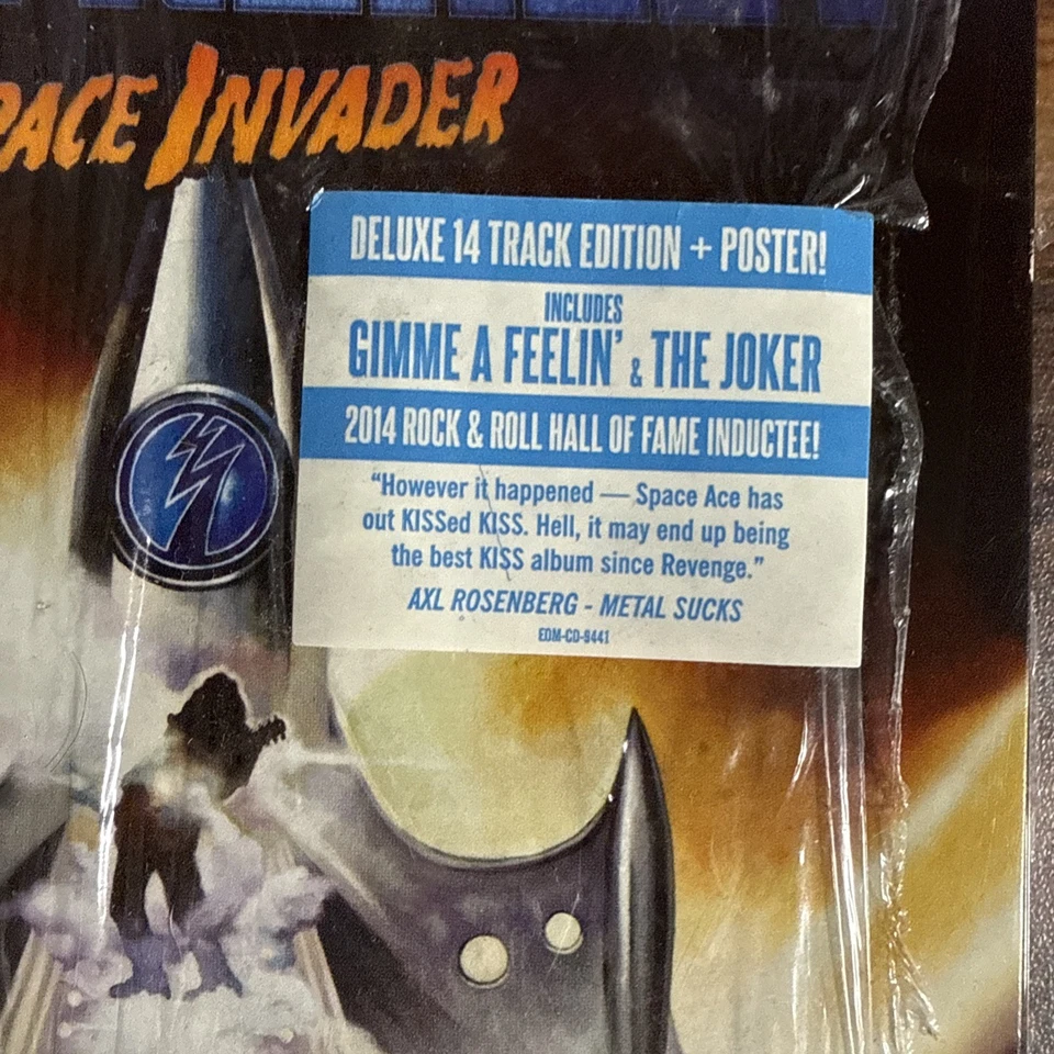 Ace Frehley (Kiss) - Space Invader CD with Poster Insert 2014 - used - Image 3 of 4