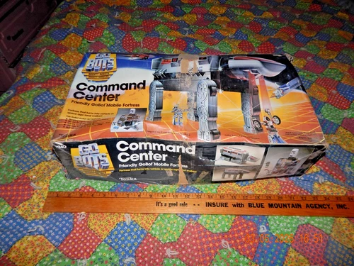Vintage 1984 Tonka Gobots Command Center Playset With Box & Instructions
