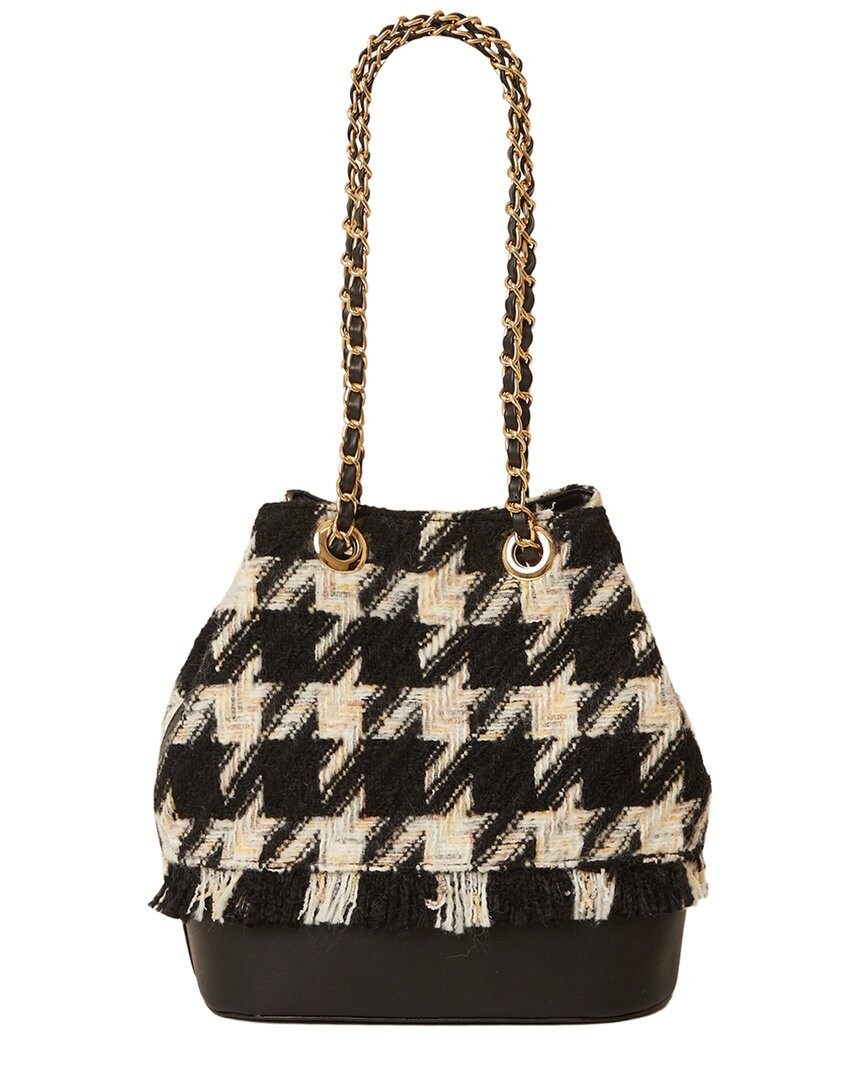 Btb Los Angeles Colette Twill Bucket Bag Women's Black Os