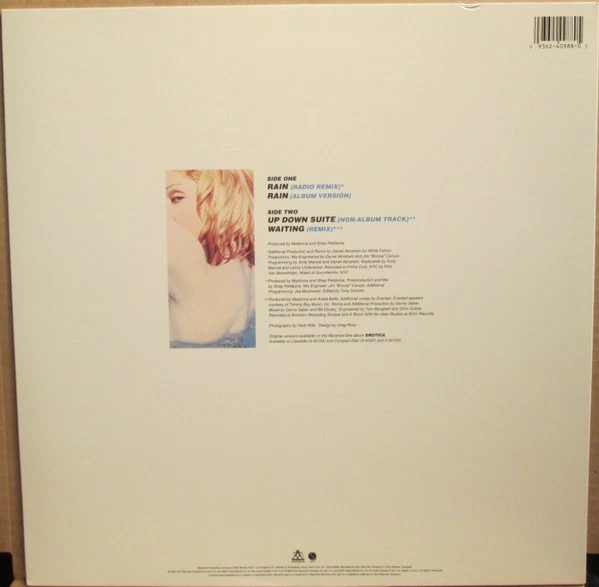 Madonna Rain 12" Maxi Vinyl Schallplatte 0249 - Bild 2 von 4