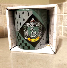 Harry Potter Slytherin Ceramic Coffee Mug House Crest Logo 14oz-414 ml, green