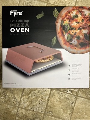 Grill Top Pizza Oven/Portable With Pizza Peel & Cutter Fyre - All Brand New