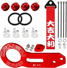 Rear Tow Towing Hook for Universal Car, Bumper Quick Release Front Rear Bumper F