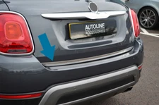 Chrome Rear Door Tailgate Trim Strip Cover To Fit Fiat 500X (2014+)