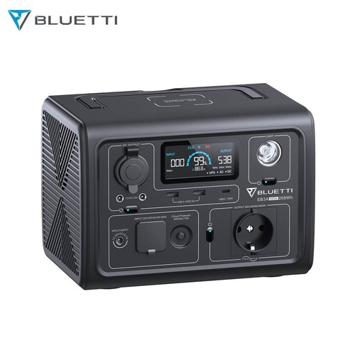 Kit Panel Solar BLUETTI EB3A Powerstation 600W 268Wh 60W 100W 200W Generador Solar - Imagen 26 de 44
