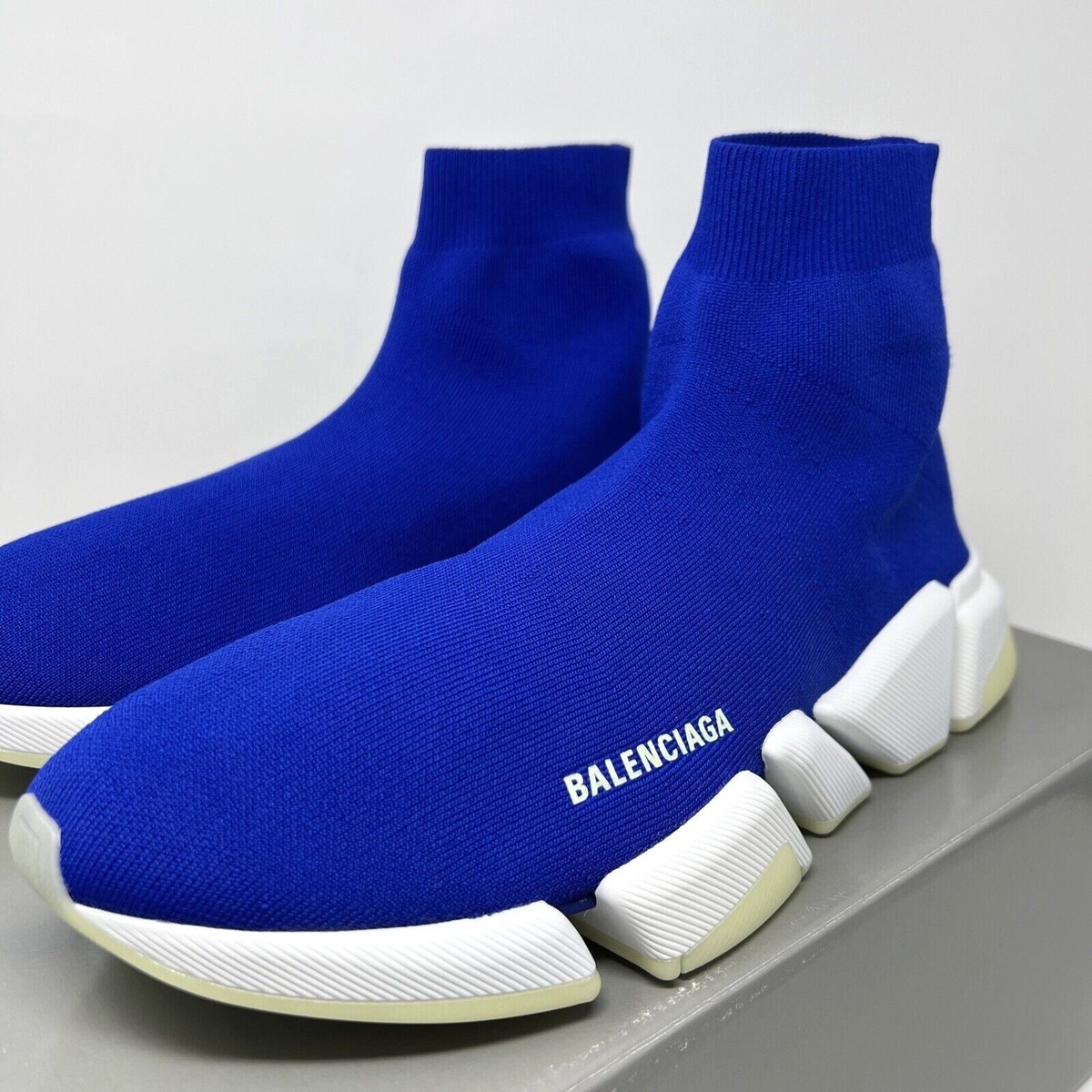 Sale Balenciaga Balenciaga Speed Trainer Blue Balenciaga Speed