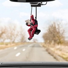 Car Swinging Ornament Rear View Mirror Car Accessories Hanging Cute Anime Rearvi
