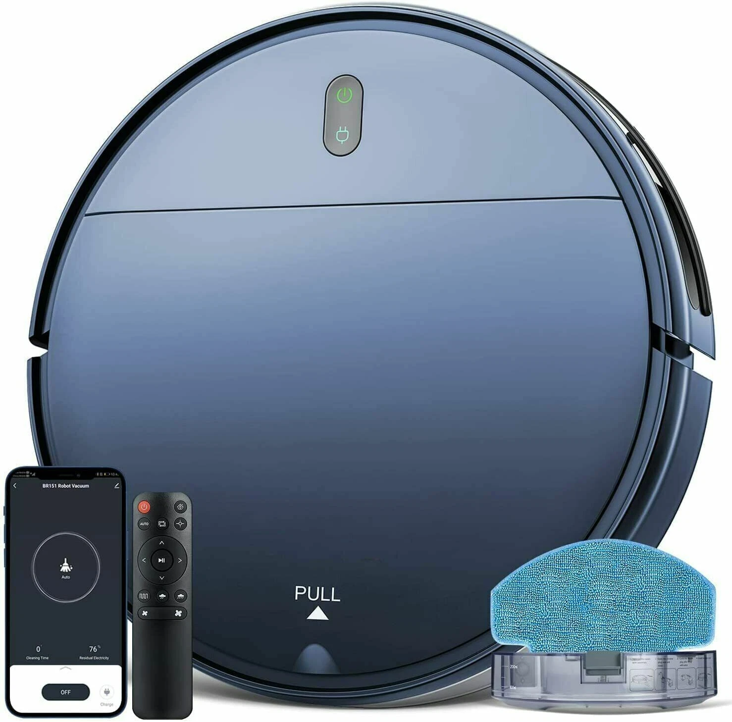 BR151 Robotic Vacuum Cleaner - Blue