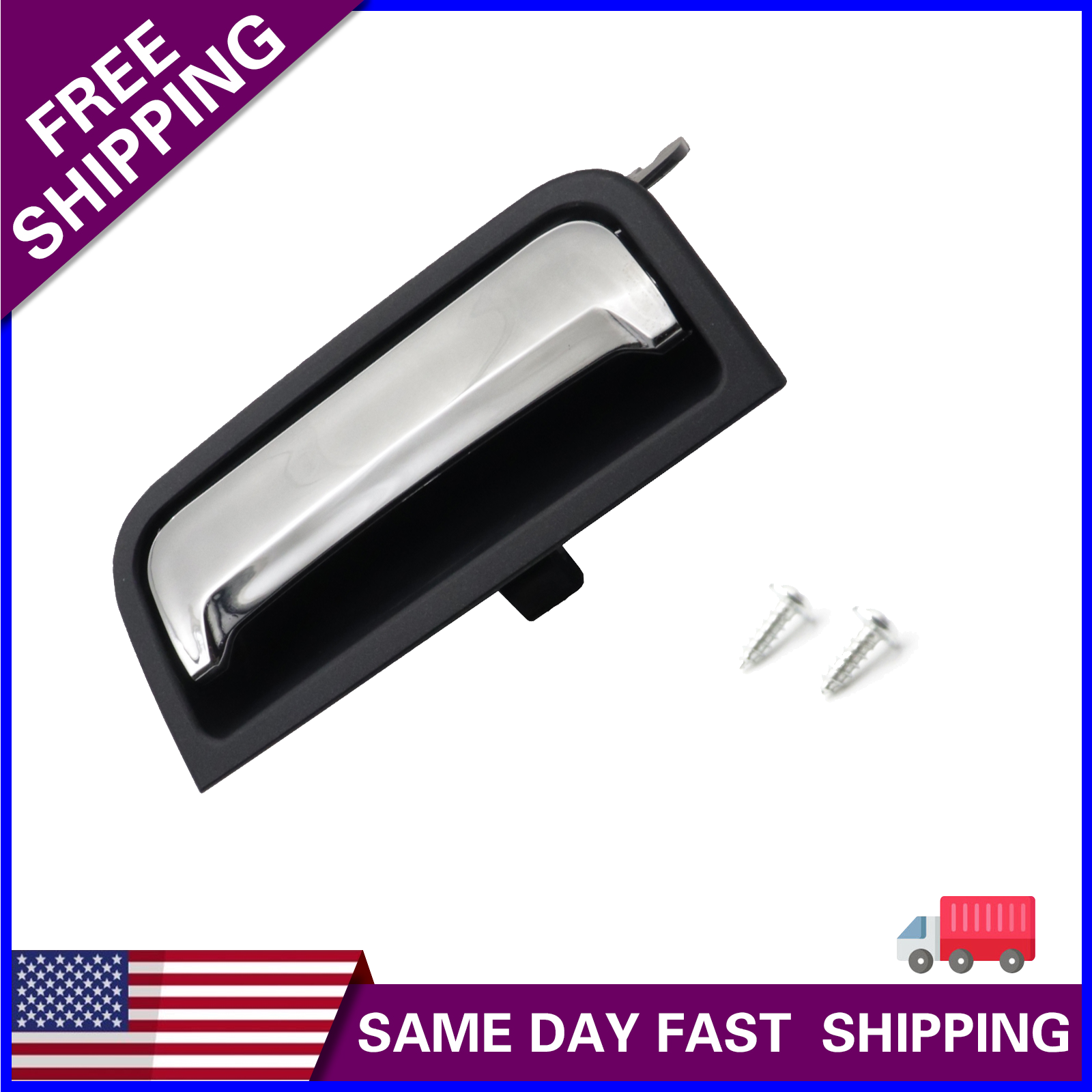 Center Console Armrest Latch Handle Silver Coloured For 14 20 Chevy Silverado Su - Foto 3