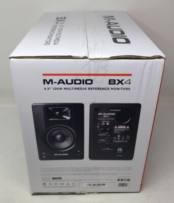 M-Audio BX4 Studio Monitors - Black for sale online | eBay