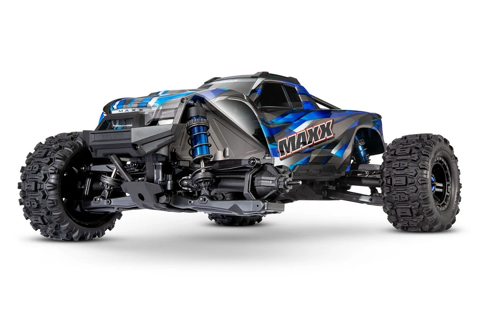 Traxxas MAXX VXL WIDEMAXX Blu 4S BRUSHLESS Automodello 4x4 89086-4 BLUE - Immagine 3 di 4