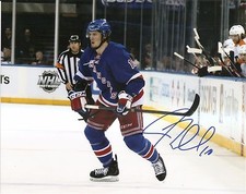 J.T. Miller Rangers Hockey Signed Auto 8x10 PHOTO