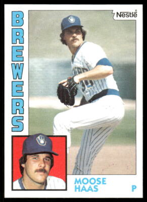 1984 Topps Nestle #271 Moose Haas - POOR