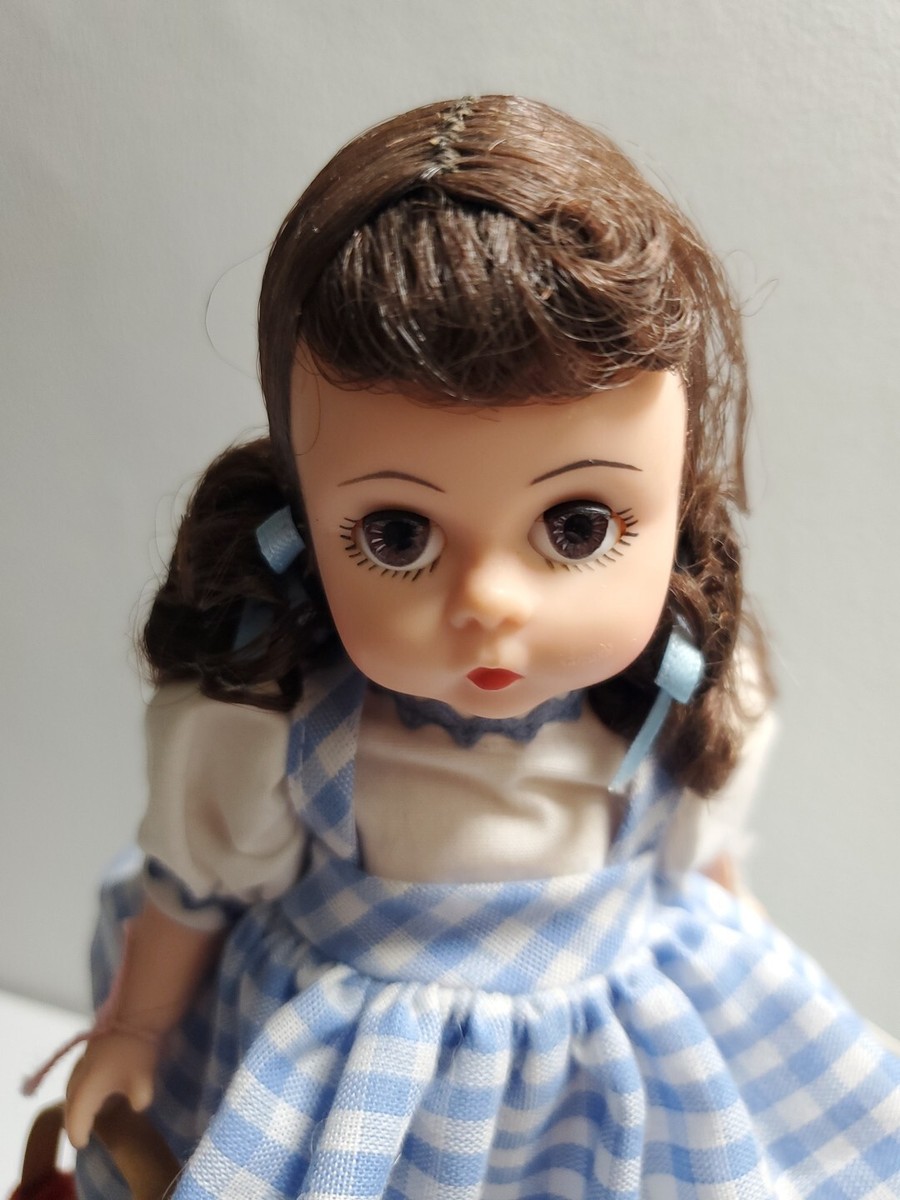 【チョコメルさま】antique doll ❀ ミニョネット チェック柄の女の子 Vtg. 1998 MADAME ALEXANDER DOROTHY #13200 75th Anniversary MIB W