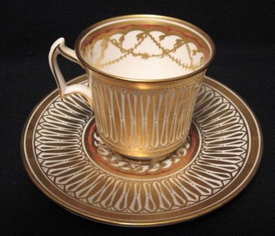 ROYAL CHELSEA CATHEDRAL Tea Cup & Saucer 5135 England Bone China 