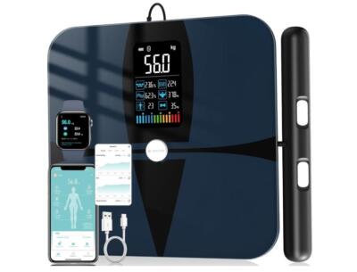 Digitale Personenwaage, 8 Hand-Fuß-Sensoren, professionelle Impedanzwaage,