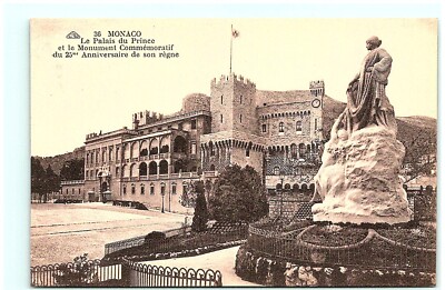 S02-0453, LE PALAIS DU PRINCE, MONACO, VINTAGE POSTCARD.