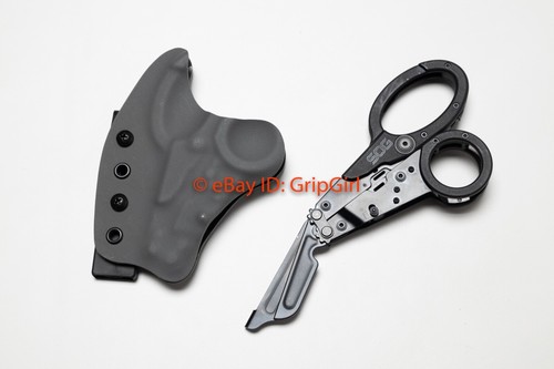 Custom Kydex Dark Gray Holster for SOG Para Trauma Shears EMT TCCC IFAK Medic - 第 3/11 張圖片