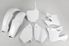 kit plastique carènes Yamaha YZ 125 - 250 2000 - 2001 blanc UFO Plast
