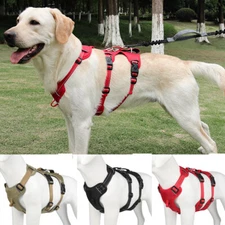 Escape Proof Pet Dog Harness No-Pull Adjustable Vest Reflective with Handle