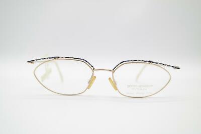 Vintage Eschenbach 3578 Titan Gold Mehrfarbig Oval Brille Brillengestell NOS