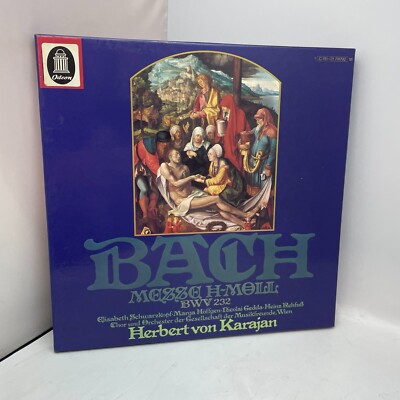 Bach Messe H-Moll BWV232 Vinyl 2xLP Box Set German Import Classical Baroque