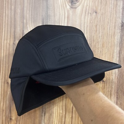 Supreme Polartec® Earflap Camp Cap Black Supreme Polartec Earflap Camp Cap (FW24) Black - FW24 - US