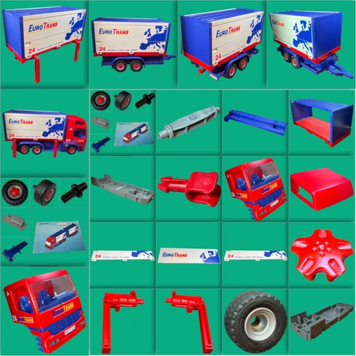 Playmobil 4323 7499 Euro Trans Truck  Ersatzteile zum aussuchen  #PMX1