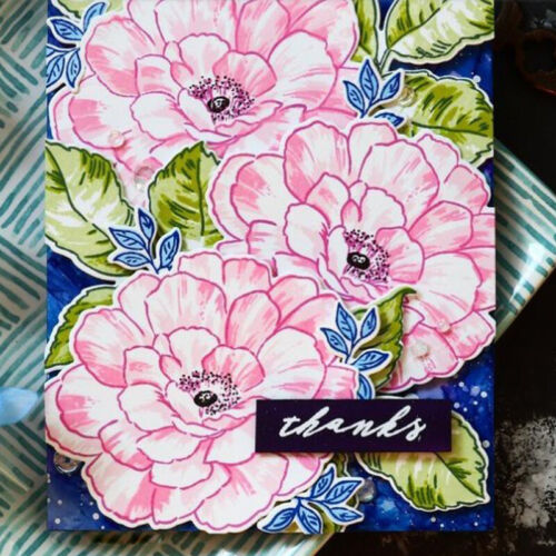 DIY Layered Flower Bloom Metal Cutting Dies And Clear Stamp Set Embossing Crafts - Picture 3 of 5